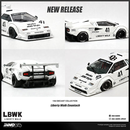 *Pre-Order* INNO Models INNO64 Liberty Walk Countach