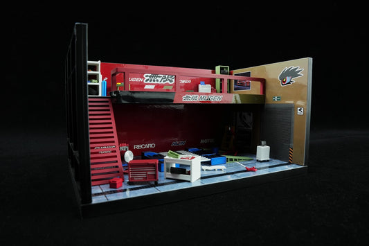 *Pre-Order* MotorHelix M90214 MUGEN Theme Garage