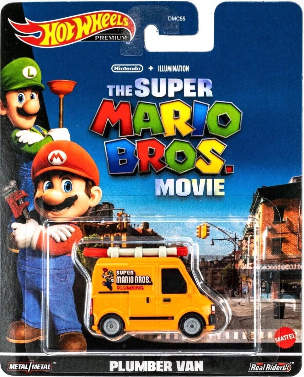 Hot Wheels Premium Nintendo + Illumination: The Super Mario Bros. Movi ...