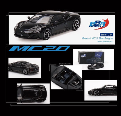 BBR Models Maserati MC20 Nero Enigma