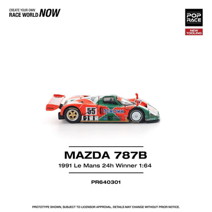 *Pre-Order* Pop Race Mazda 787B 1991 LE MANS 24H WINNER