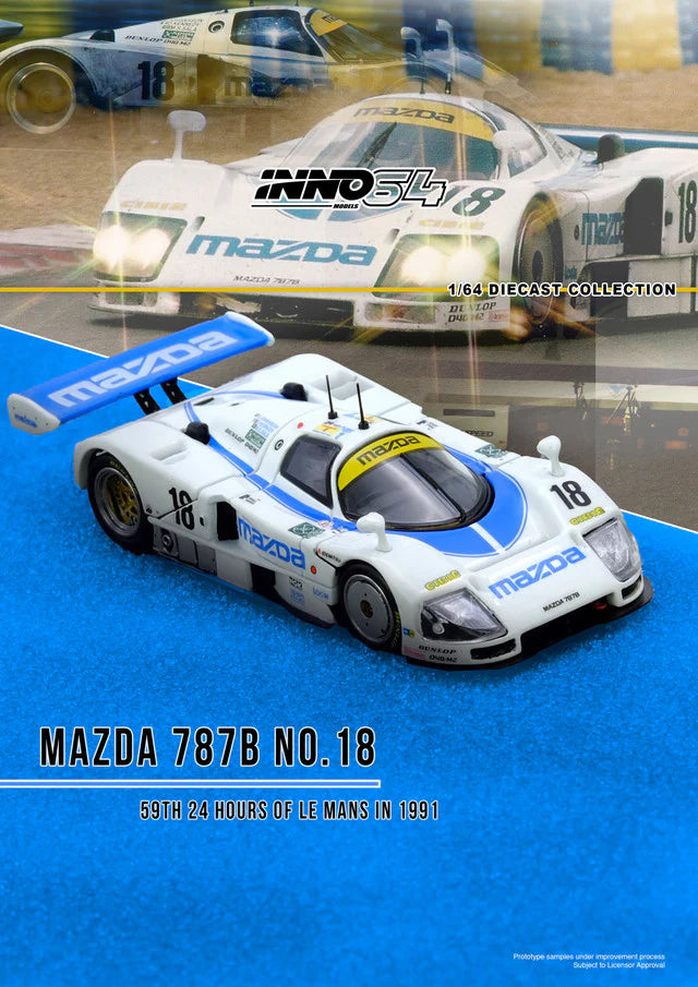*Pre-Order* INNO Models INNO64 Mazda 787B No.18 59th 24 Hours Le Mans 1991