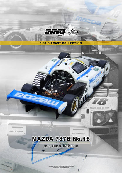 *Pre-Order* INNO Models INNO64 Mazda 787B No.18 59th 24 Hours Le Mans 1991