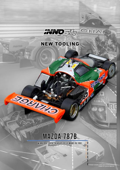 *Pre-Order* INNO Models INNO64 Mazda 787B Winner At 24 Hours Le Mans 1991
