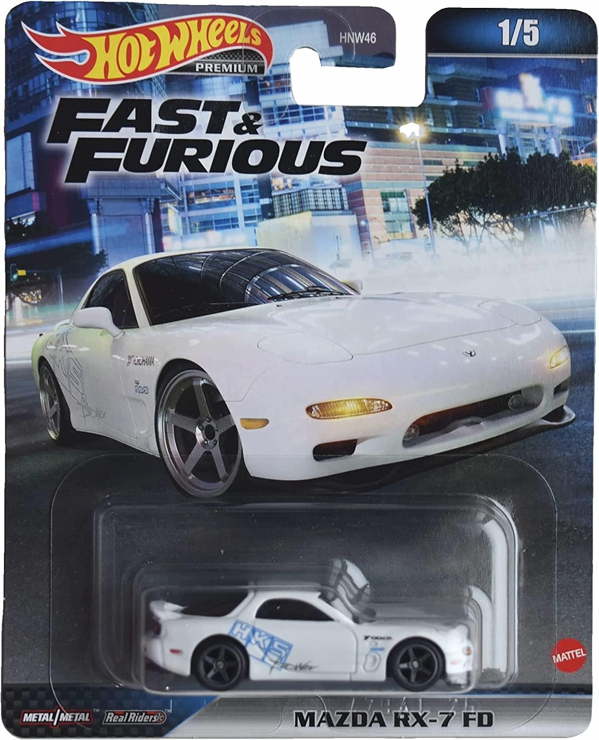 Hot Wheels Premium Fast & Furious 1/5 Mazda RX-7 FD - Japanese Stock