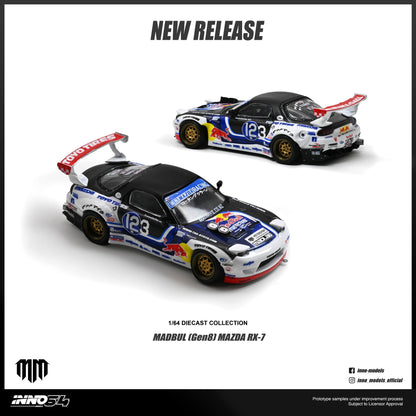 *Pre-Order* INNO Models INNO64 Mazda RX-7 MAD MIKE "MADBUL Gen8"