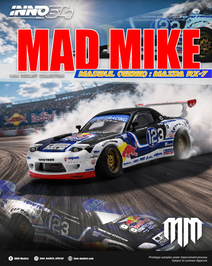 *Pre-Order* INNO Models INNO64 Mazda RX-7 MAD MIKE "MADBUL Gen8"