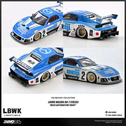 *Pre-Order* INNO Models INNO64 Mazda RX-7 (FD3S) LB-SUPER SILHOUETTE "MEIJI"