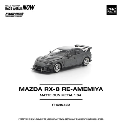 *Pre-Order* Pop Race Mazda RX-8 RE-Amemiya Gun Metal