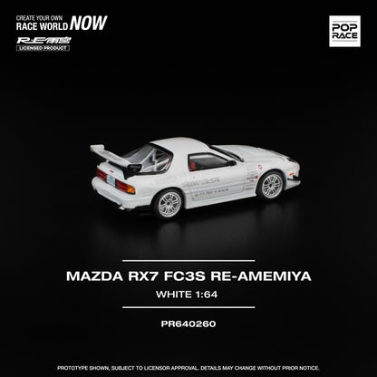 *Pre-Order* Pop Race Mazda RX7 FC3S RE-AMEMIYA - White