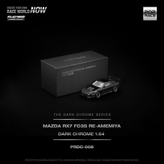 *Pre-Order* Pop Race Mazda RX7 (FC3S) RE-AMEMIYA Dark Chrome