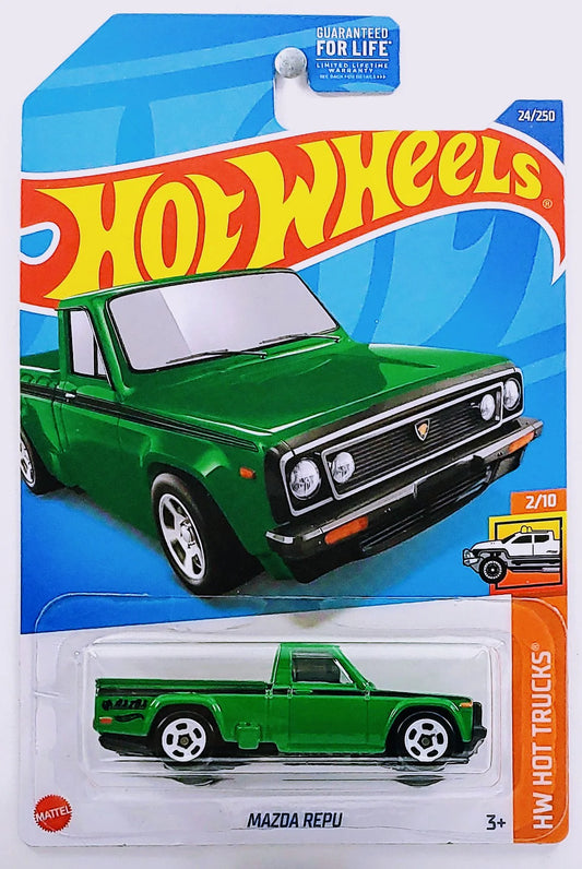 Hot Wheels HW Hot Trucks 2/10 Mazda Repu (Green) - Japanese Card