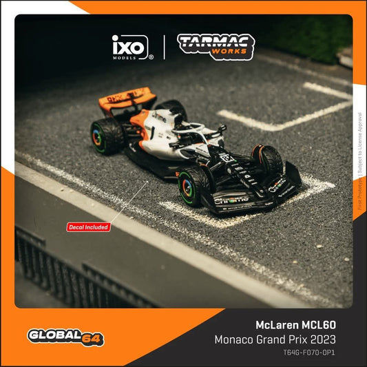 *Pre-Order* Tarmac Works McLaren MCL60 Monaco Grand Prix 2023 Oscar Piastri