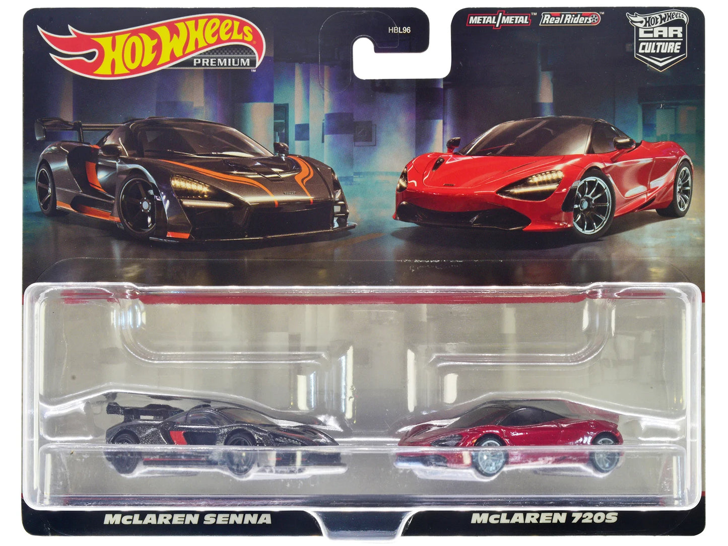 Hot Wheels Premium Car Culture McLaren Senna & McLaren 720S (Twin Pack) - Japanese Stock