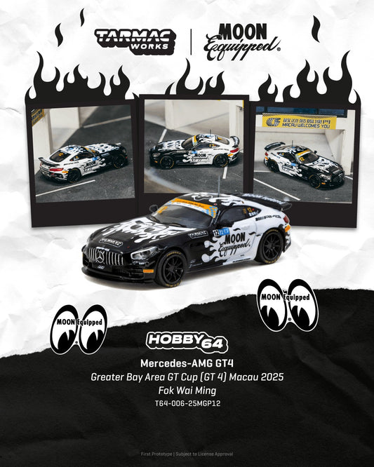 *Pre-Order* Tarmac Works - Mercedes-AMG GT4 Greater Bay Area GT Cup (GT 4) Macau 2025 FOK Wai Ming