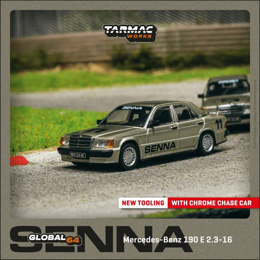 *Pre-Order* Tarmac Works Mercedes-Benz 190 E 2.3-16 Race of Champion 1984 Ayrton Senna