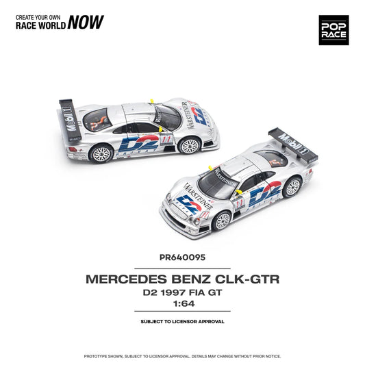 *Pre-Order* Pop Race Mercedes-Benz AMG CLK GTR - 1997 FIA GT D2 PRIVAT