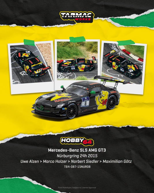 *Pre-Order* Tarmac Works - Mercedes-Benz SLS AMG GT3 – Nürburgring 24h 2015 - Uwe Alzen / Marco Holzer / Norbert Siedler / Maximilian Götz