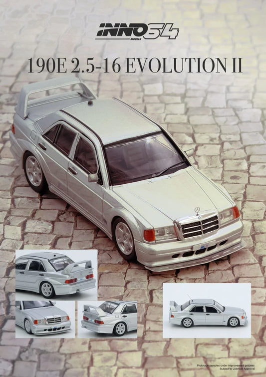*Pre-Order* INNO Models INNO64 Mercedes Benz 190E Silver
