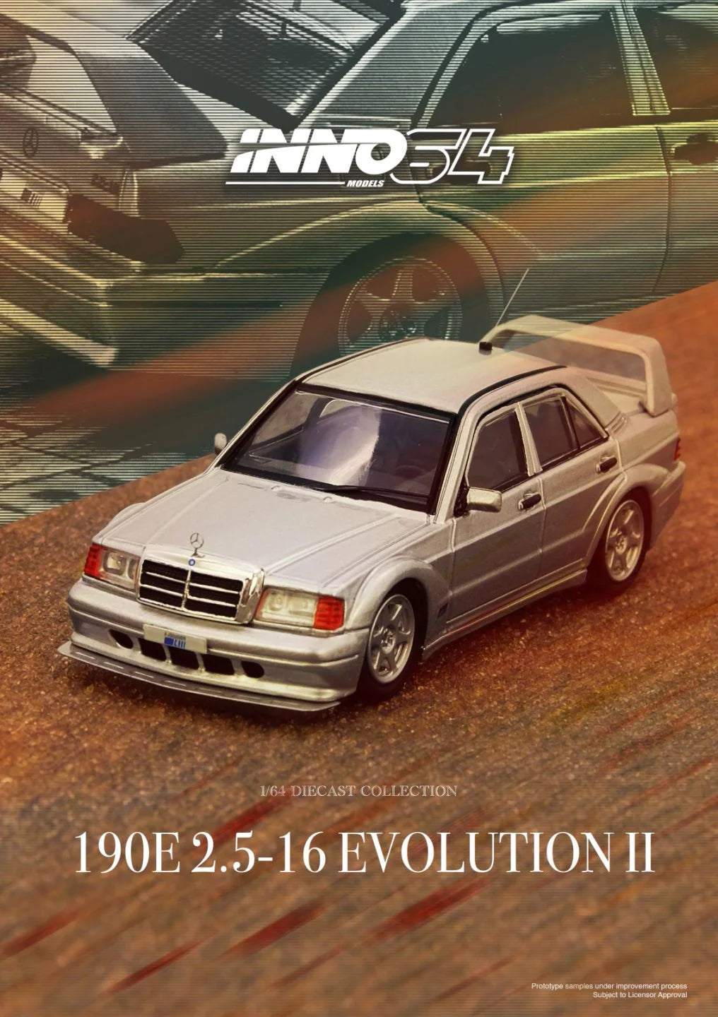 *Pre-Order* INNO Models INNO64 Mercedes Benz 190E Silver