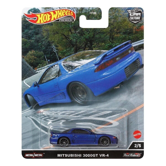 Hot Wheels Premium Car Culture 2022 Mountain Drifters Mitsubishi 3000GT VR-4 - Japanese Stock