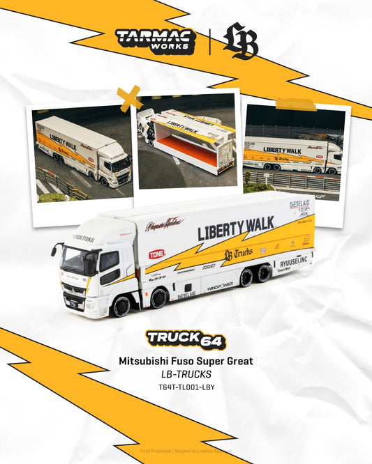 *Pre-Order* Tarmac Works Mitsubishi Fuso Super Great LB-TRUCKS