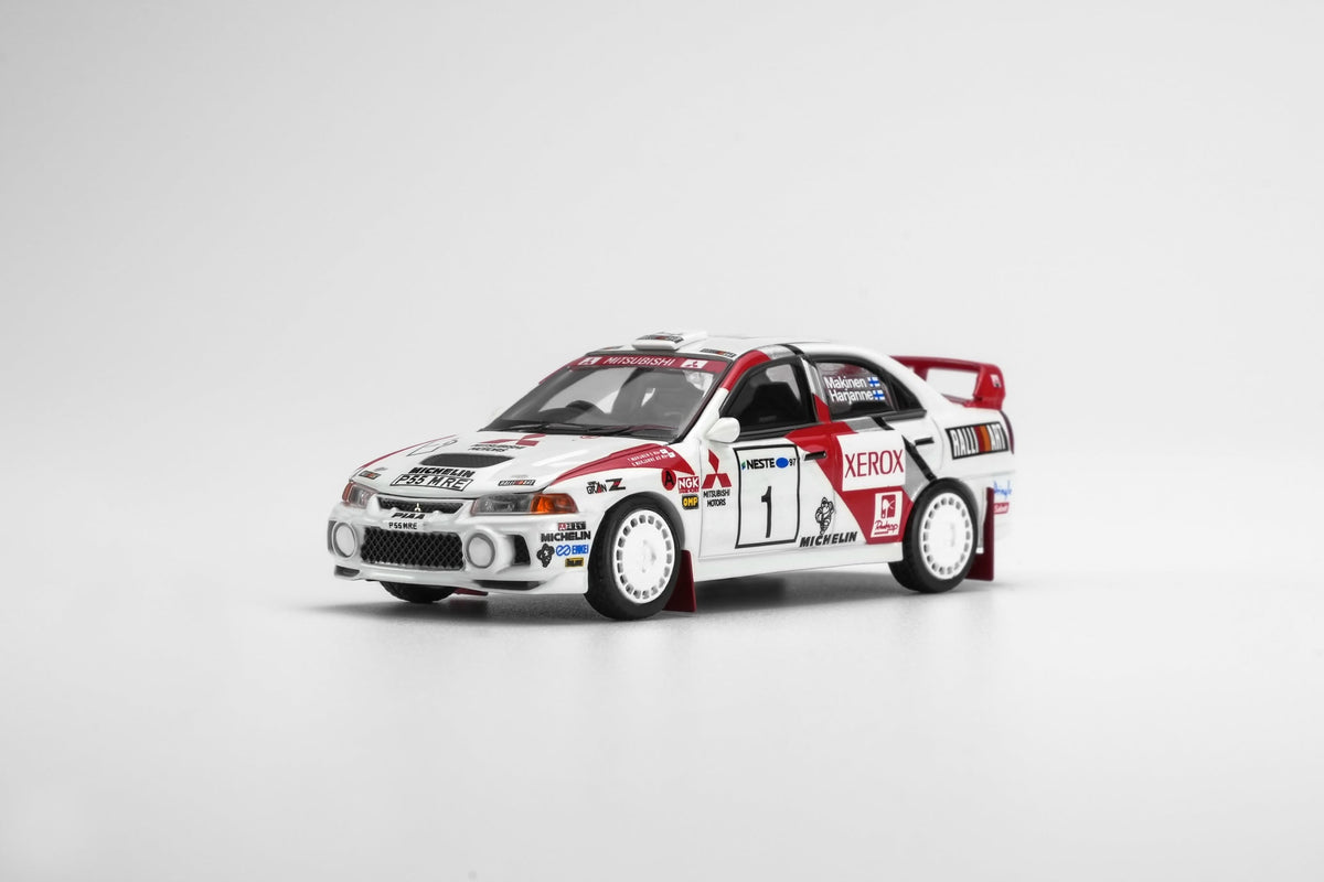 *Pre-Order* MotorHelix - M64030 Mitsubishi Lancer Evolution IV GSR 1997 Finland Rally Winner