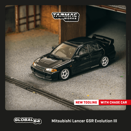 *Pre-Order* Tarmac Works Mitsubishi Lancer GSR Evolution III Black