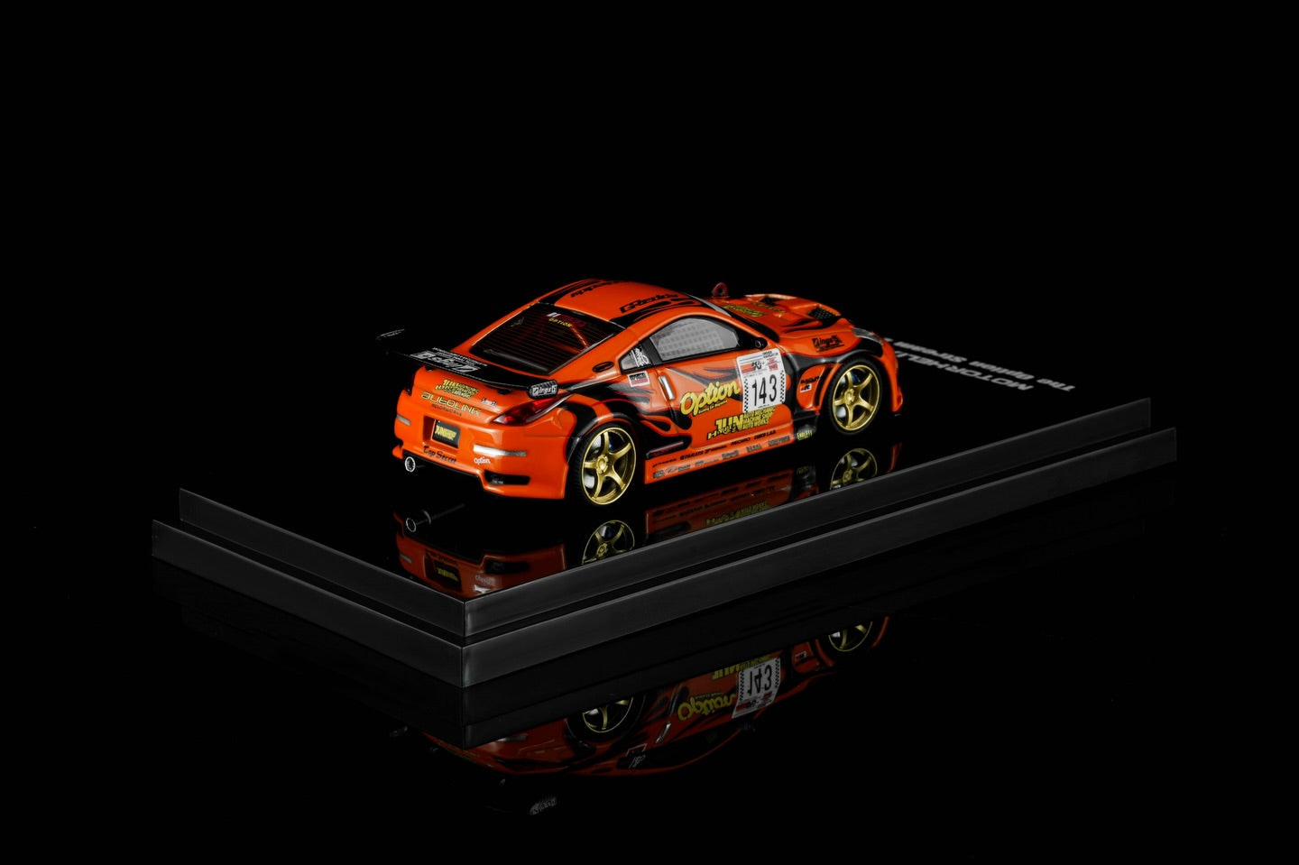 *Pre-Order* MotorHelix M63851 Nissan Fairlady Z ”Option Stream Z“ ‘02 Orange