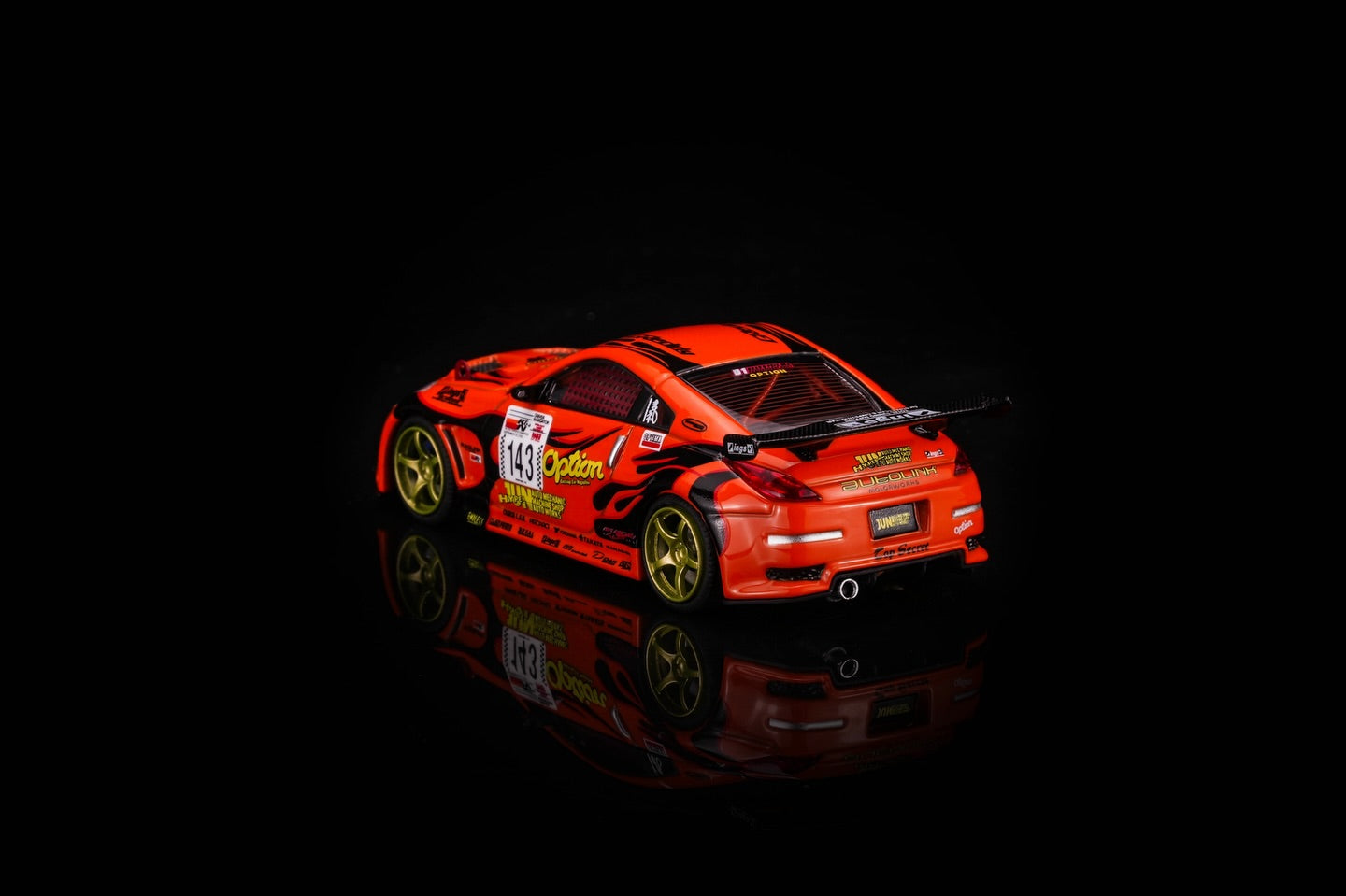 *Pre-Order* MotorHelix M63851 Nissan Fairlady Z ”Option Stream Z“ ‘02 Orange
