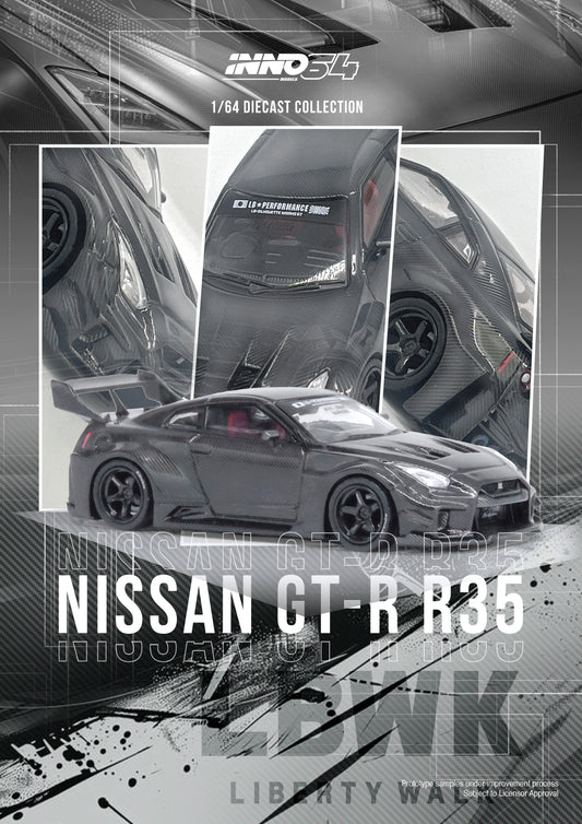 *Pre-Order* Inno Models Inno64 Nissan GT-R (R35) LBWK Super Silhouette 35GT-RR Full Carbon