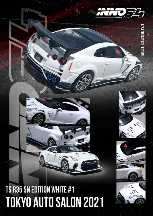 *Pre-Order* Inno Models Inno64 Nissan GT-R (R35) "TOP SECRET" Tokyo Auto Salon 2021