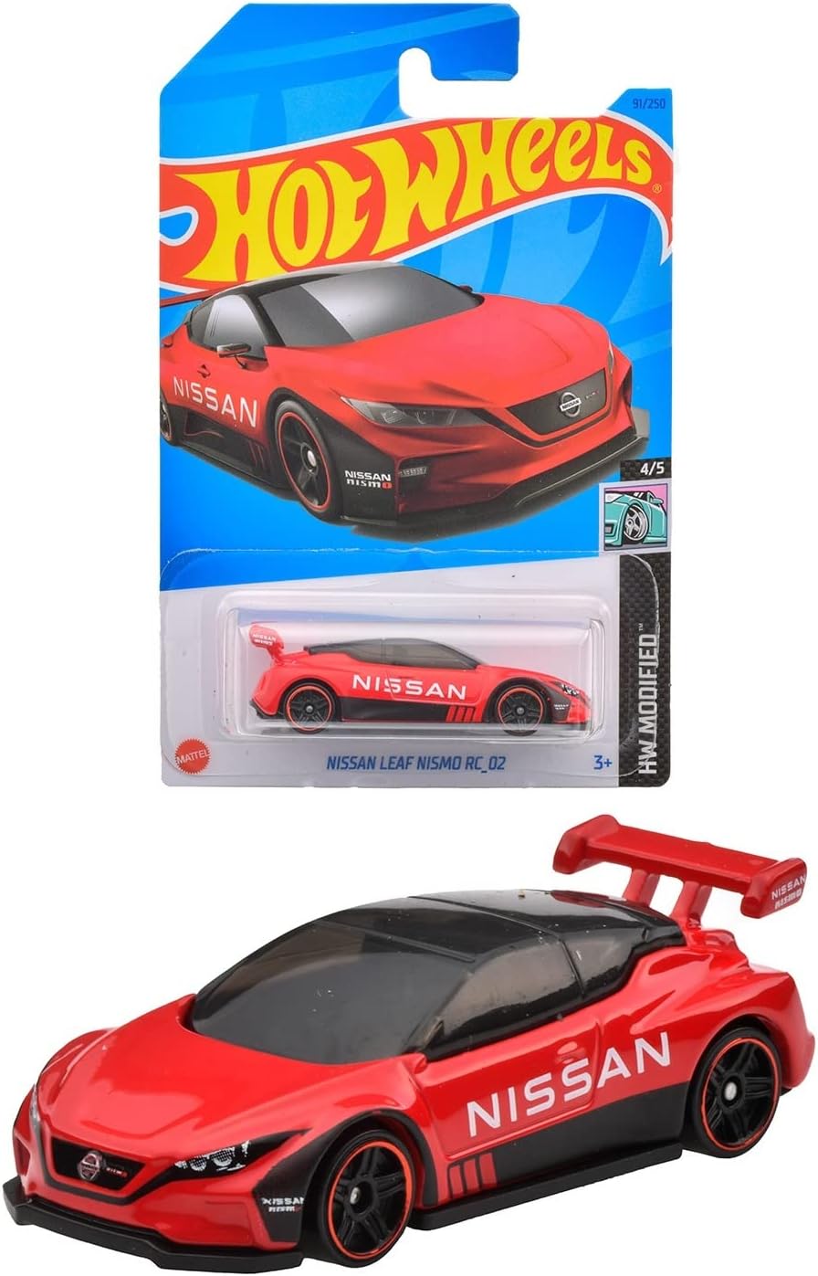 Hot Wheels HW Modified 4/5 Nissan Leaf Nismo RC_02 (Red) - Japanese Card