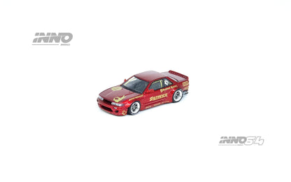 Inno Models Inno64 Nissan Silvia S13 (V2) Pandem / Rocket Bunny Red Metallic