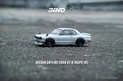 Inno Models Inno64 Nissan Skyline 2000 GT-R (Silver) (KPGC10)