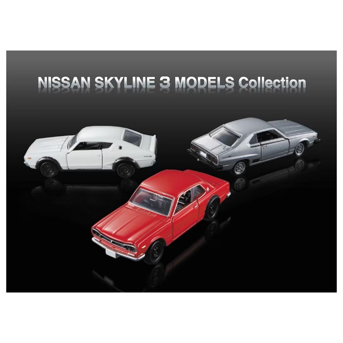 Tomica Premium Nissan Skyline 3 Models Collection Set