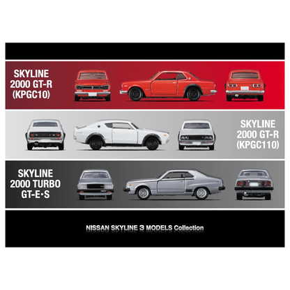 Tomica Premium Nissan Skyline 3 Models Collection Set