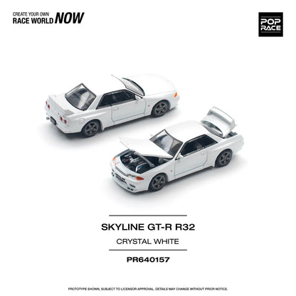 *Pre-Order* Pop Race Nissan Skyline GT-R R32 - Crystal White