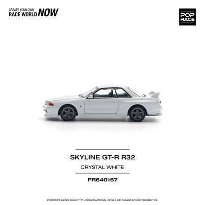 *Pre-Order* Pop Race Nissan Skyline GT-R R32 - Crystal White