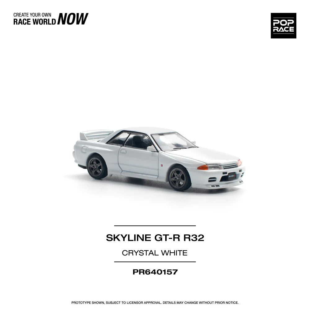 *Pre-Order* Pop Race Nissan Skyline GT-R R32 - Crystal White