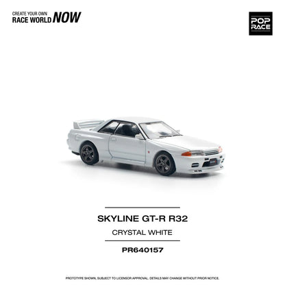 *Pre-Order* Pop Race Nissan Skyline GT-R R32 - Crystal White