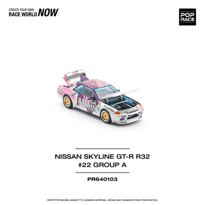 *Pre-Order* Pop Race Nissan Skyline GT-R R32 #22 AXIA Group A