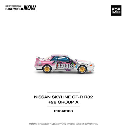 *Pre-Order* Pop Race Nissan Skyline GT-R R32 #22 AXIA Group A