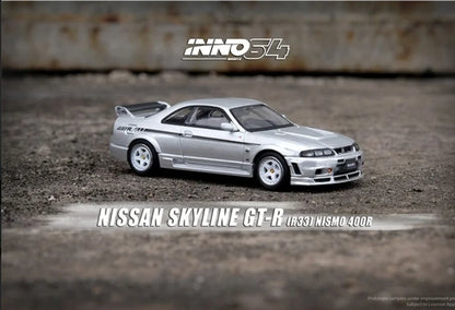 Inno Models Inno64 Nissan Skyline GT-R R33 Nismo 400R Silver