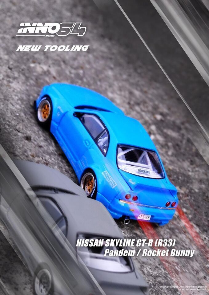 Inno Car Model R33 Inno Models Inno64 Nissan Skyline GT-R (R33)