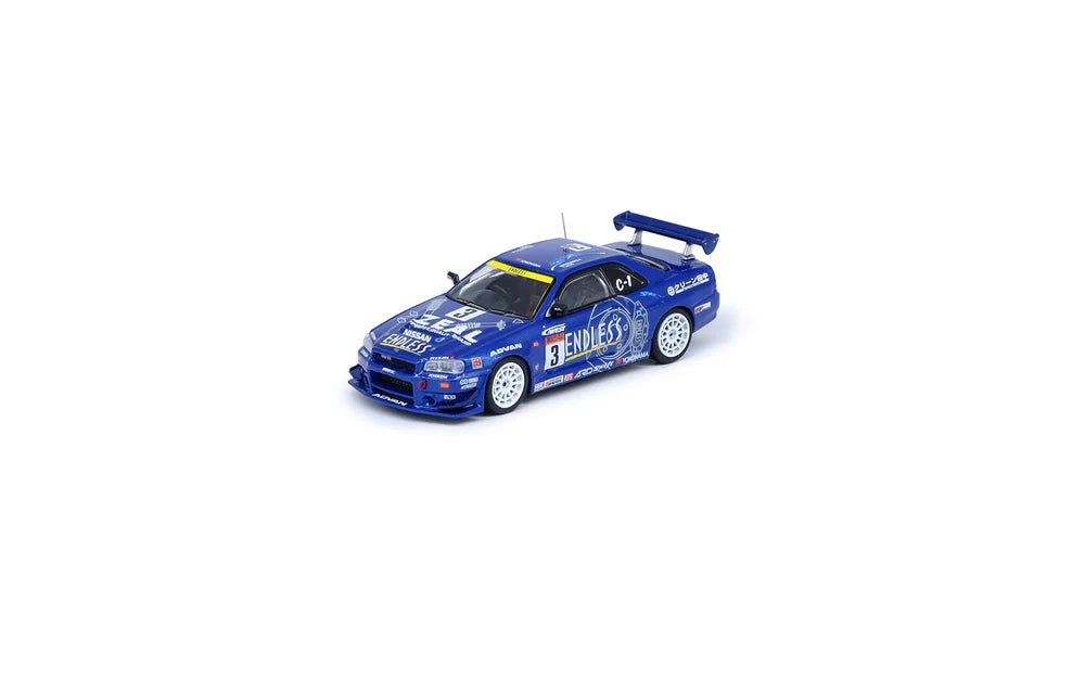 *Pre-Order* INNO Models INNO64 Nissan Skyline GT-R (R34) #3 "ENDLESS ADVAN" Super Taikyu Series 2002 Winner