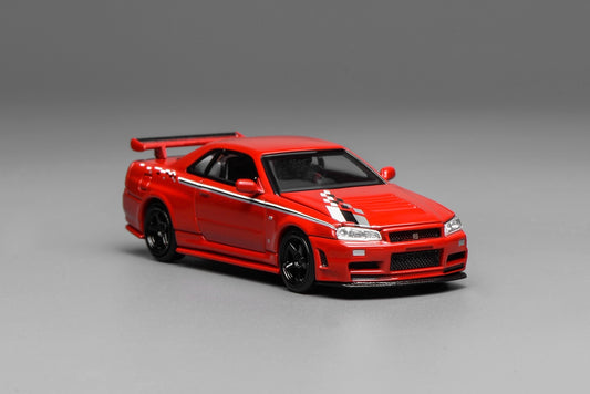 *Pre-Order* MotorHelix Nissan Skyline GT-R (R34) NISMO Customized - Red