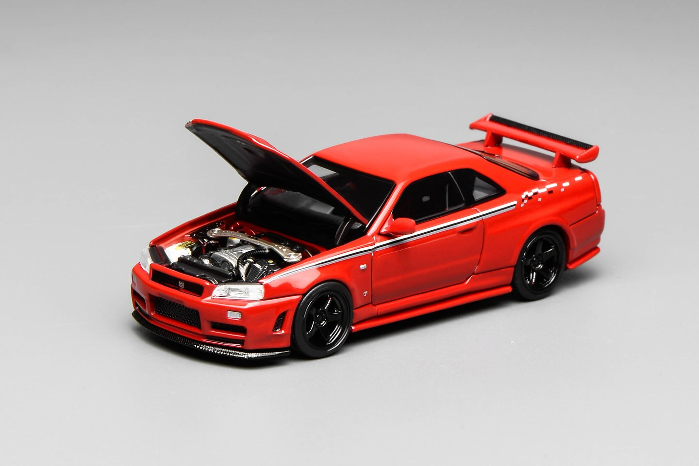 *Pre-Order* MotorHelix Nissan Skyline GT-R (R34) NISMO Customized - Red