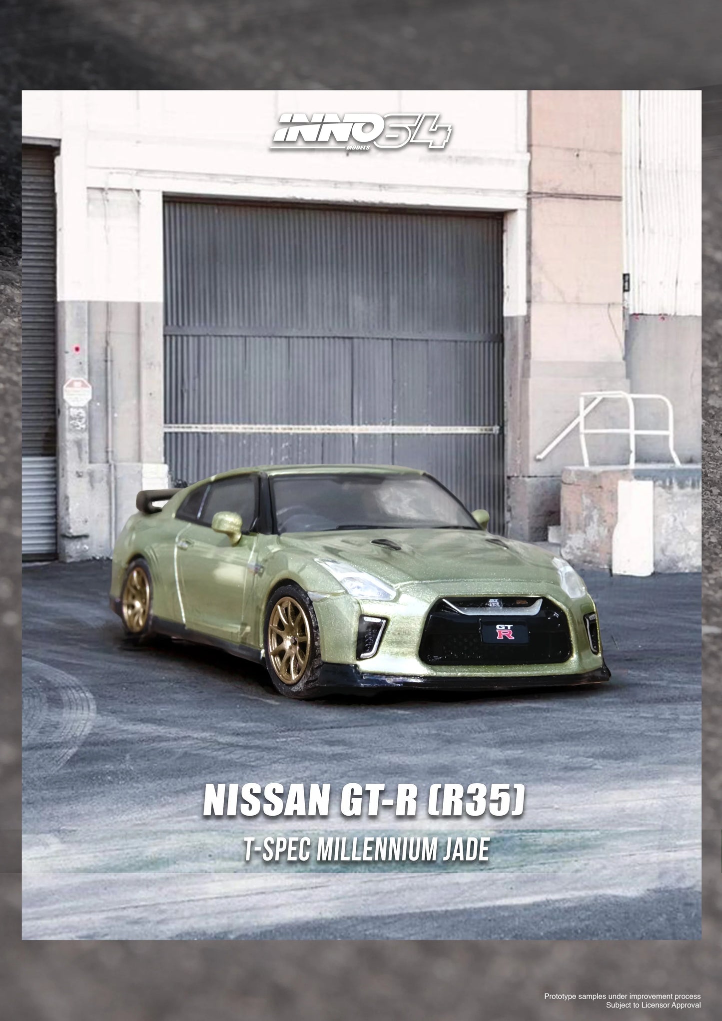 Inno Models Inno64 Nissan Skyline GT-R (R35) T-Spec Millennium Jade