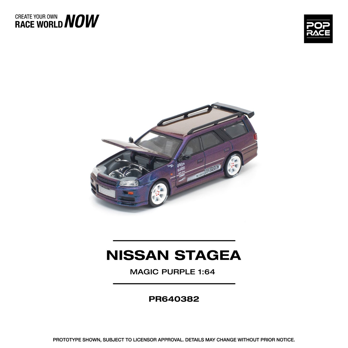 *Pre-Order* Pop Race Nissan Stagea Magic Purple